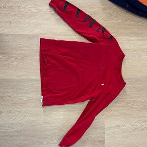 Polo by Ralph Lauren Red Long Sleeve Tee